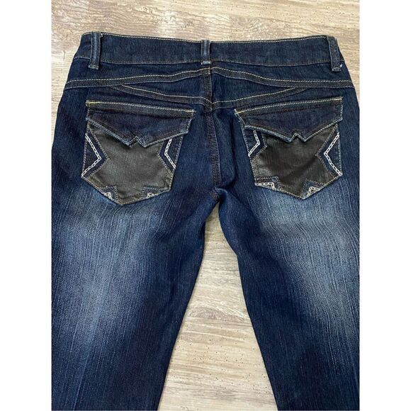 Southpole Bootcut Stretch Jeans Flap Pocket Women’s Junior’s Sz 5 - Picture 8 of 9